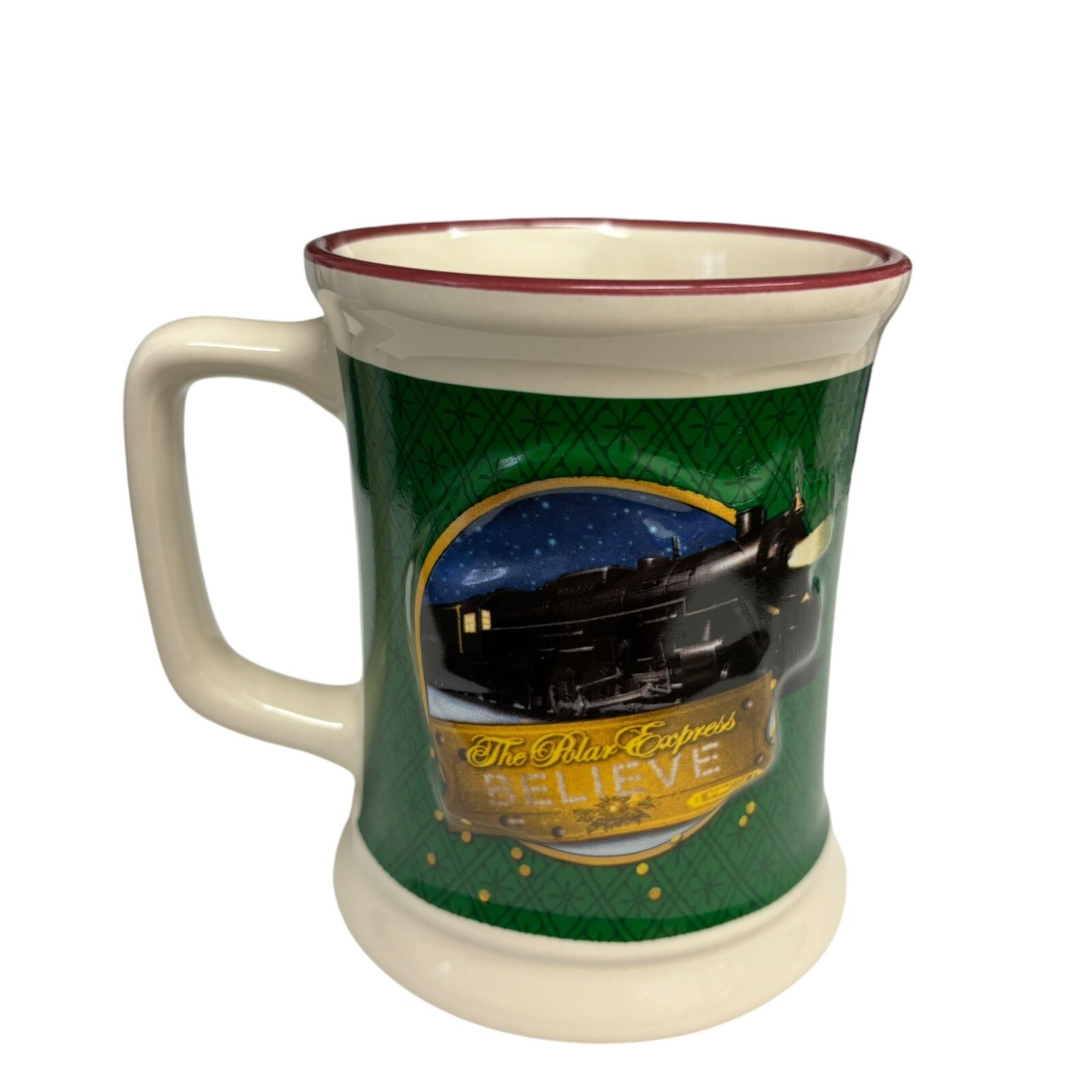 Polar Express PE Gold Ticket Hot Chocolate Mug Warner Bros Official