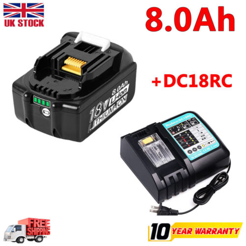 6.0Ah 9Ah For Makita BL1860 BL1850 18V Li-ion LXT Battery BL1840 BL1830 BL1860B - Picture 28 of 49