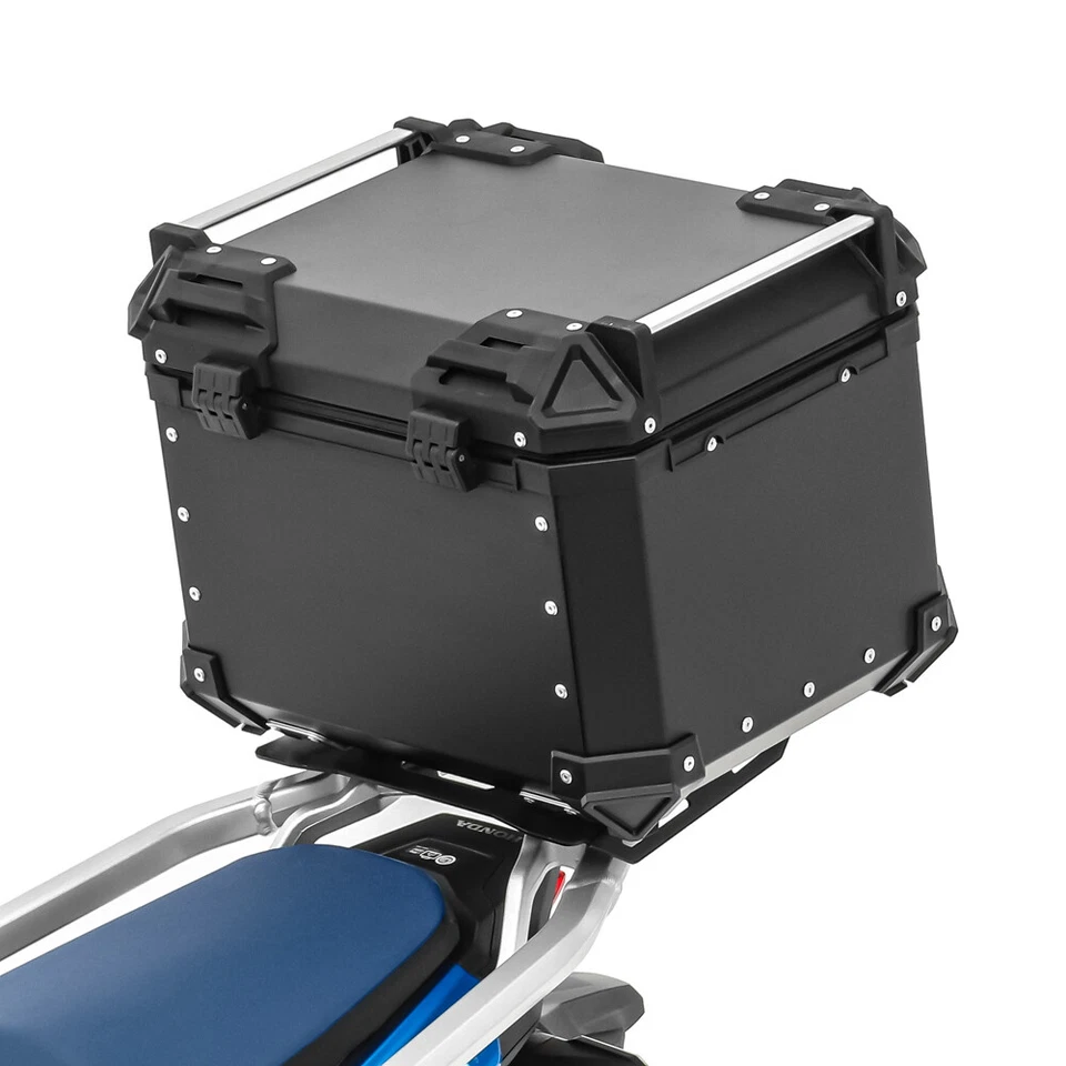 Aluminium top box for Moto Guzzi V7 III / V85 TT Top Case Bagtecs XB45 black Foto 3 de 4