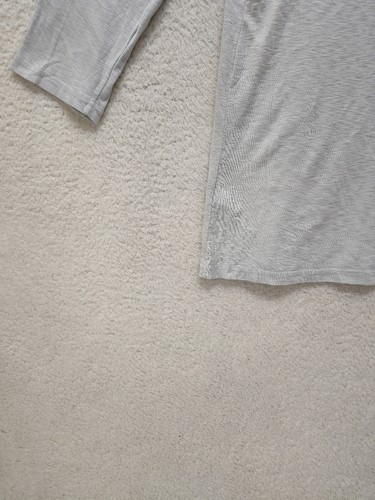 Michael Stars Women Top 0S Gray Modal Blend 3/4 Sleeve Open Front Casual Fit - Picture 13 of 17