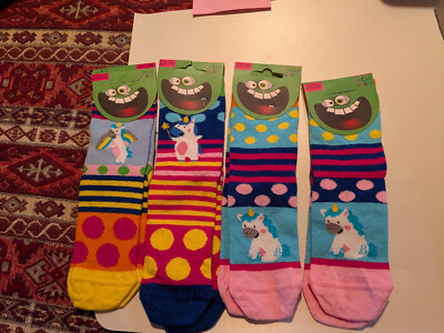 Monster Socken Socks for Fun, 4 Paar, neu, Gr.23-26