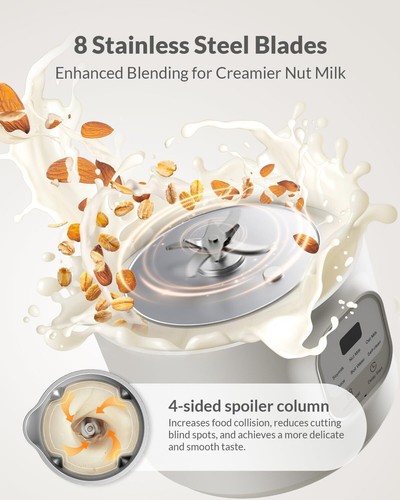 2025 New!Versatile 20oz Automatic Nut Milk Maker with Self - Cleaning - Picture 4 of 7