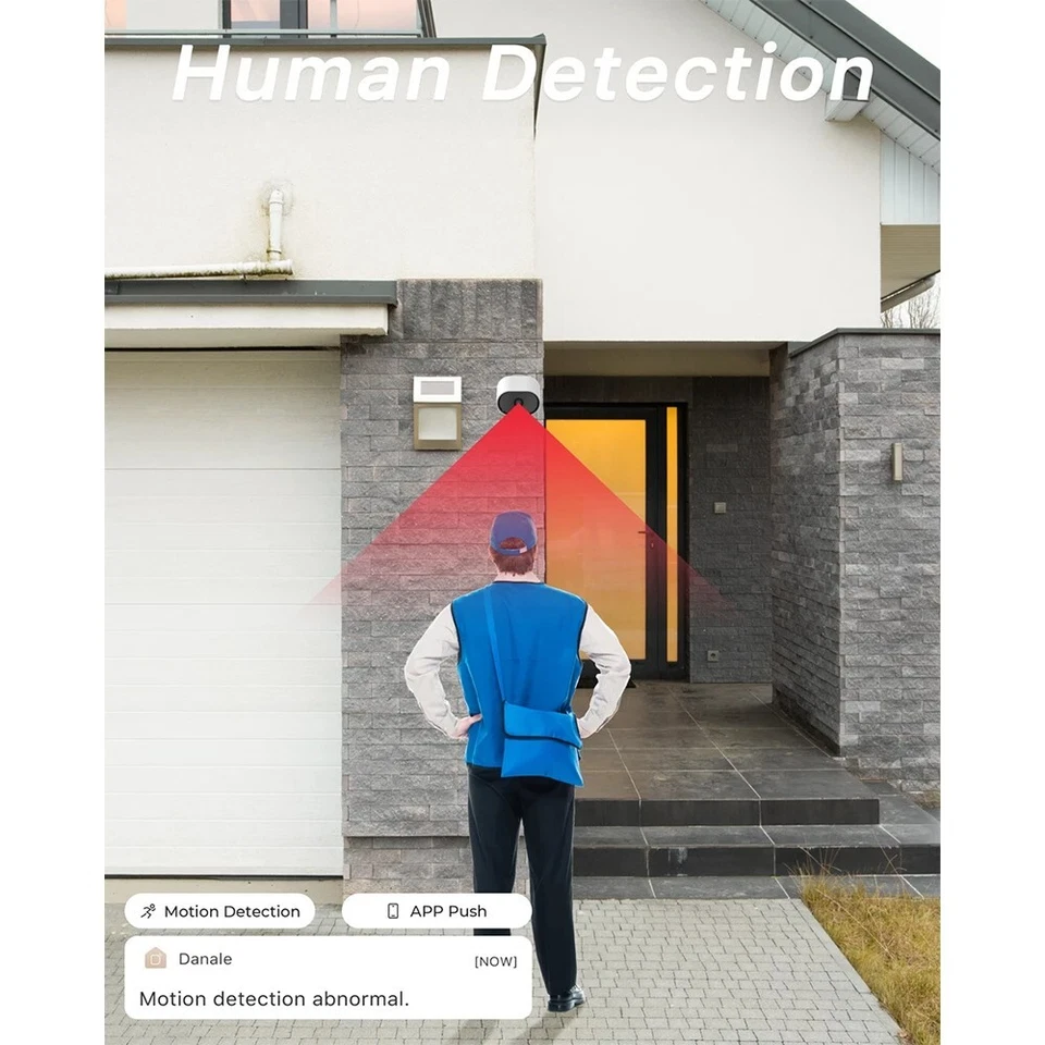 Anran K08P5985 HD Camera Kit Home Security System - 8 cameras, 8CH POE NVR, 2TB - Image 4 of 4