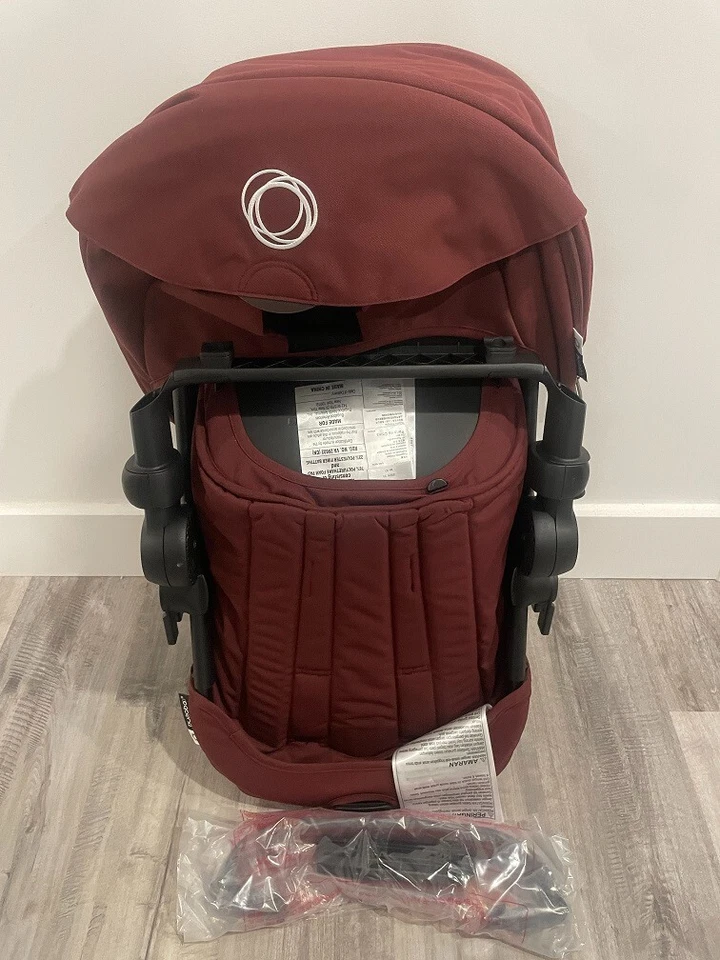 *NEW* Bugaboo Kangaroo Stroller Sibling Seat Dark Cherry 100281019 - Image 3 of 4