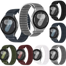 Nylon Woven Fabric Loop Sport Wristband Strap For Samsung Galaxy Watch 7/6/5/4