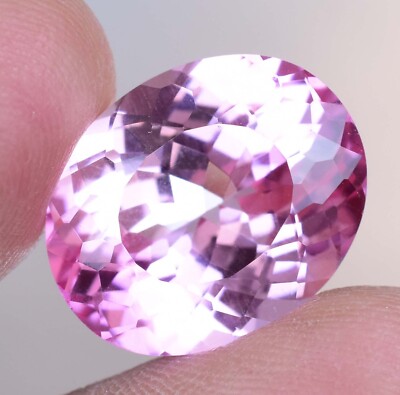 21.55 CT Natürlich Rosa Burma Poudretteite Umwerfend Zertifiziert Lose Edelstein