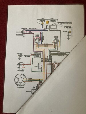 BSA Bantam D10 D14 Schaltplan laminiert A4 Größe 3 Draht Lichtmaschine Typ..Neu
