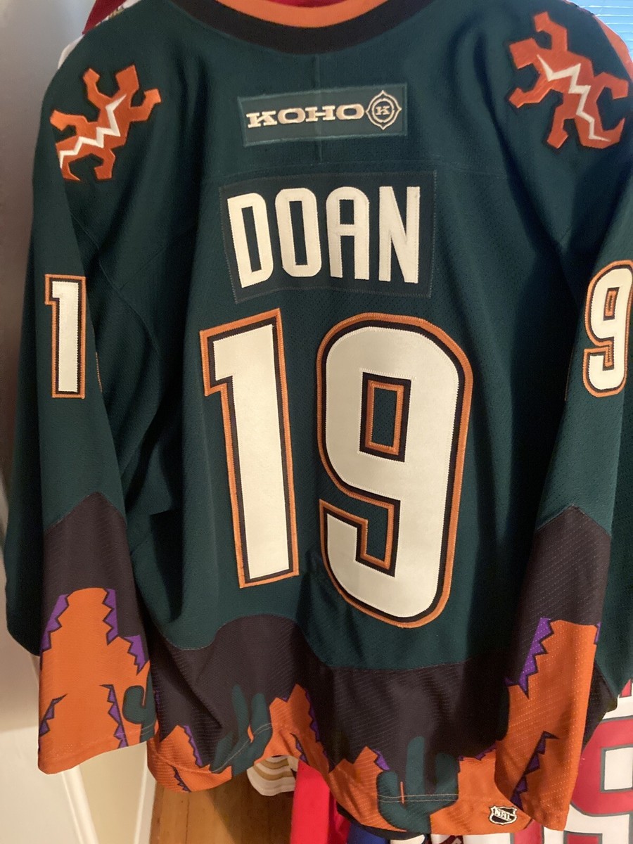 Koho Authentic Phoenix Arizona Coyotes Doan Alternate Green Jersey Size 48