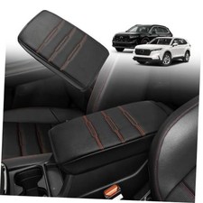 Center Console Armrest Cover Fit 11 23  CR-V Black/Orange Stitching, Regular