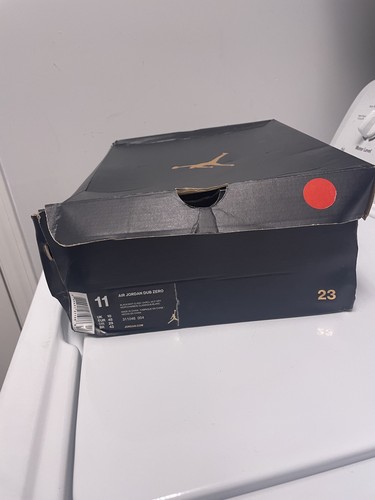 Nike Air Jordan Dub Zero Charcoal Wolf Grey Größe 10 mit Originalkarton 311046-004 G55K - Bild 7 von 7