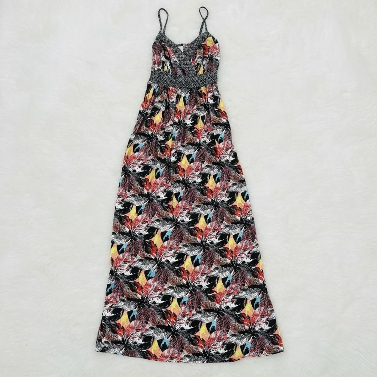 chinese dress ladies Xhilaration Floral Off the Shoulder Drawstring Waist Maxi Dress- Size  The  Saved Collection