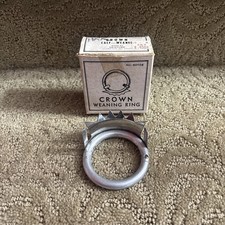 Allover Crown Calf Weaner Weaning Ring cow cattle livestock vintage farm NOS