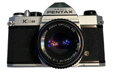 Pentax K1000 35mm SLR Film Camera Working Light Meter SMC 50mm f2  28mm Lens