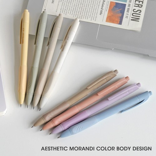 0.5mm Pens with Soft Grip - 8ct Retractable Black Ink Pens for Smooth Writing... - Picture 5 of 7