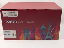 Canon 055 055H Compatible Toner 4 Pack BK C M Y MF741Cdw MF743Cdw Open Box