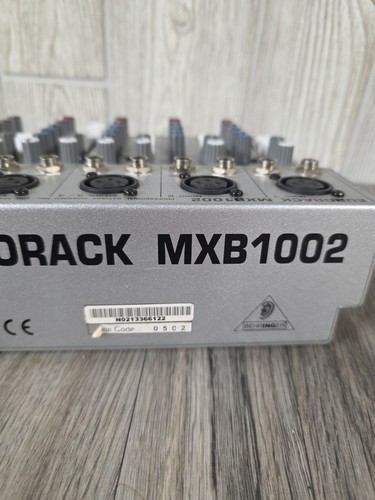 BEHRINGER EURORACK MXB1002 10 CH. AUDIO MIXER {NO POWER SUPPLY} - Picture 5 of 5