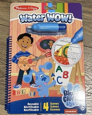 Melissa And Doug Blue Clues And You Water Wow Alphabet Reusable Activity Set