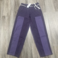 Adidas Originals Women's KSENIASCHNAIDER Patchwork Straight Leg Jeans size 26