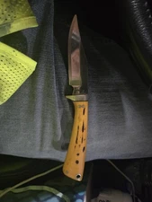 Mike Zima Custom Fixed knife - Gorgeous Design- Beautiful Condition-LOOK