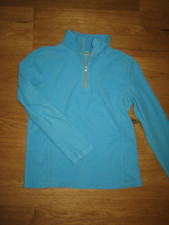 Fleece Pulli Pullover Skipulli Gr. 152 blau Skipullover