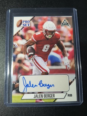Jalen Berger - Leaf Pro Set 2021 - UCLA Bruins, Wisconsin Badgers - Auto - RC