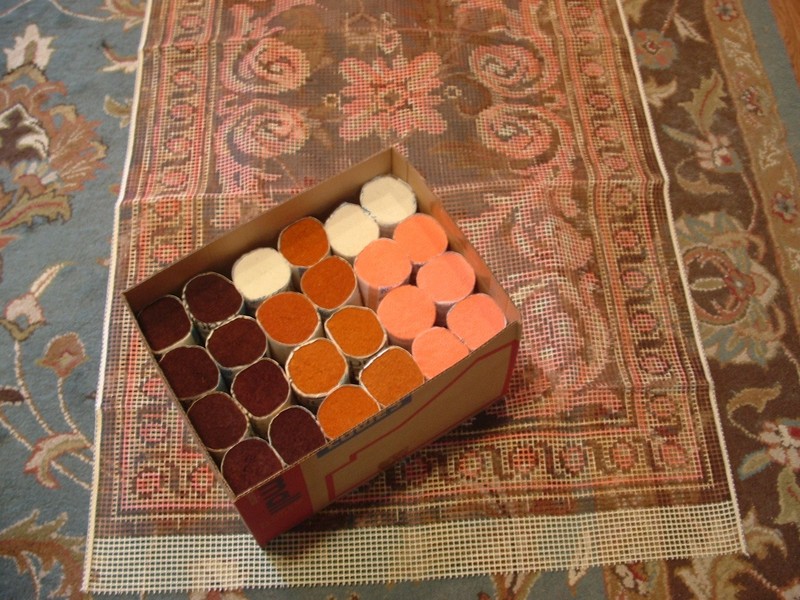 Shillcraft/Readicut  100%  6 PLY WOOL Kit  #279  Corinthian 36"x60" With Recipe