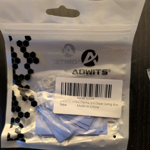A ADWITS [ 6-Pack ] Thermal Conductive Silicone Pads, Soft Safe Simple to Apply
