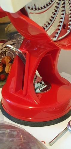 Vintage Kitsch 70s 80s Moplen Red Vegetable Super Shred Machine BNIB - Bild 17 von 18