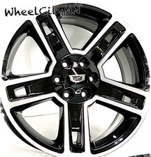 22 Gloss Black Machined 2019 Cadillac Escalade 5664 Oe Replica Wheels 6x5.5 24 22 Gloss Black Machined 2019 Cadillac Escalade 5664 Oe Replica Wheels 6x5.5 24