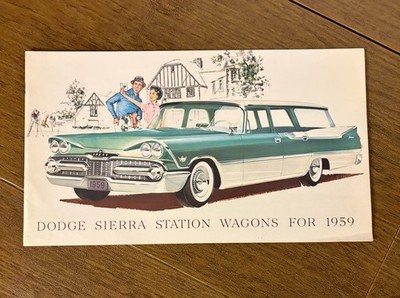 1959 Dodge Station Wagons Sales Brochure /Catalog. Excellent Condition See Pics.