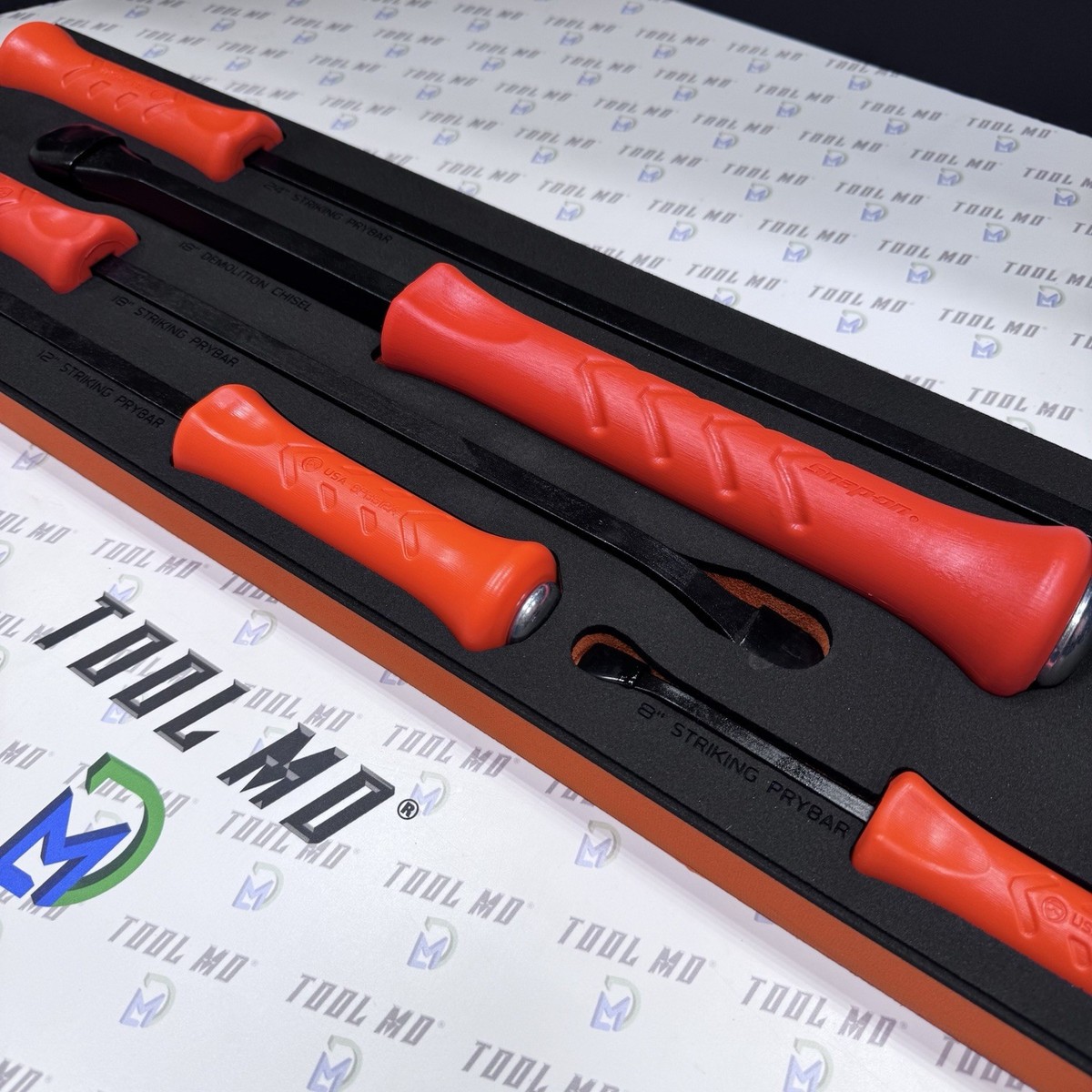 Snap-on Tools NEW 5pc ORANGE Prybar Chisel Foam Set SPBSDC705FO | eBay
