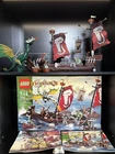 LEGO Castle Troll Warship 7048 w/ Original Box and Manuals 99% Complete (READ)