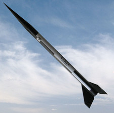 Mad Cow Rocketry 1.6" Fiberglass Mini Black Brant II Rocket Kit 29mm
