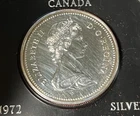 1972 Canadian Dollar 50% Silver Original Box COA Included