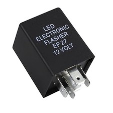 5 Pin Flasher Relay for LED Turn Signal, FL27 EP27 LED Flasher Relay for Fix