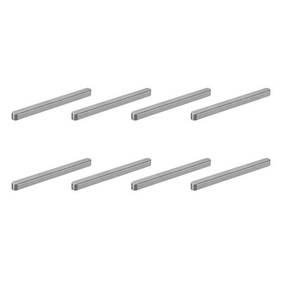 8 Pcs Round Ended Feather Key, 100x8x7mm Drive Shaft Parallel Keys