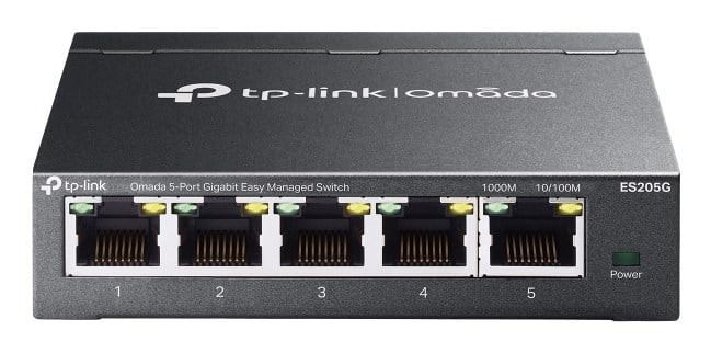 TP-Link Omada ES205G V1 Network Switch Managed Gigabit Ethernet (10/100/1000) Bl - Image 3