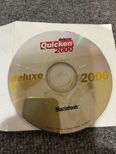 Vintage 1999 Macintosh Deluxe Quicken 2000
