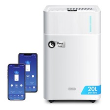 VonHaus Dehumidifier 20L/Day, 4.5L Water Tank, WiFi, For Laundry Drying & More