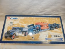 CORGI DIAMOND T BALLAST X 2 & 24 WHEEL GIRDER TRAILER PICKFORDS 55201 MIB 1:50