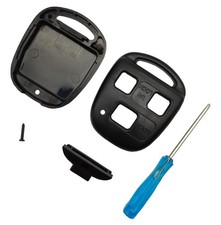 Upgraded Replacement Key Fob Keyless Entry Remote Shell Case fit for Black