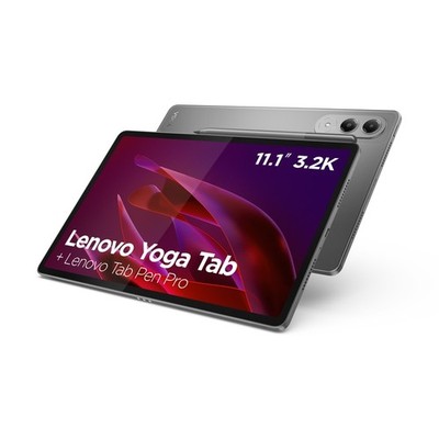 Lenovo Yoga Tab + Pen Pro, Grau, 11,1 Zoll, 3.2K, LTPS, 144 Hz, 12 #26051722