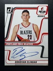 2024-25 Panini Donruss Donovan Clingan RC Rookie Next Day Auto Autograph SSP