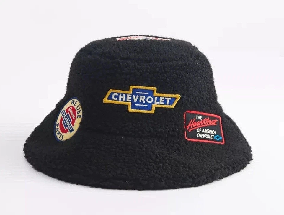 American Needle Chevrolet Patched Fleece Bucket Hat Urban Outfitters NWOT $40