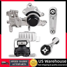 4pcs Engine Motor Transmission Mount Kit For 14-19 Nissan Rogue 2.5L Auto. Trans