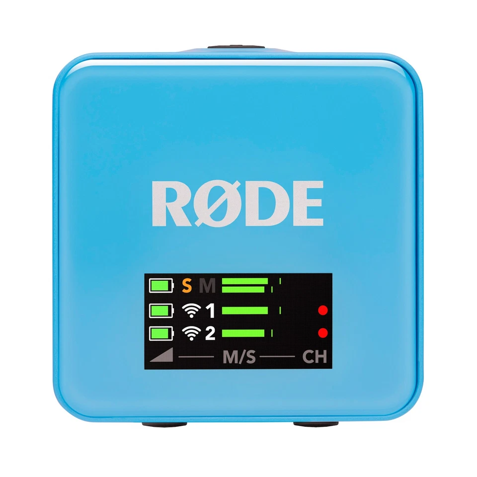 Rode Wireless GO Gen 3 Mikrofonsystem Blau mit Interview GO und Windschutz WSBK - Bild 4 von 4