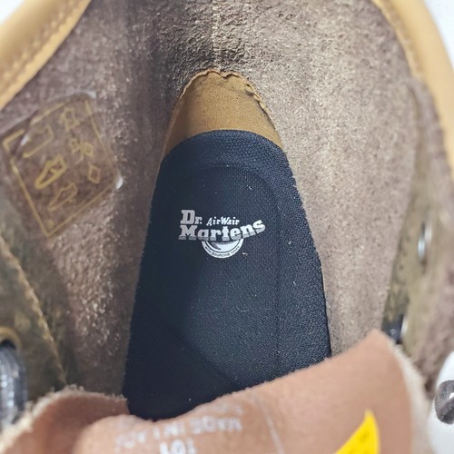Dr Martens 101 Stiefel Herren 9 Antik Braun Leder Wildleder 6 Ösen Schnürschuhe - Bild 13 von 14