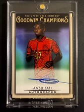 ANSU FATI Autograph Card - NBA Rookie - Upper Deck - Basketball Trading Card. rookie card picture