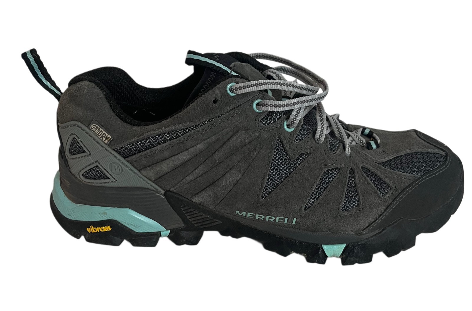 Scarpe da trekking Merrell Capra donna taglia 9 5 grigio granito sneakers stringate