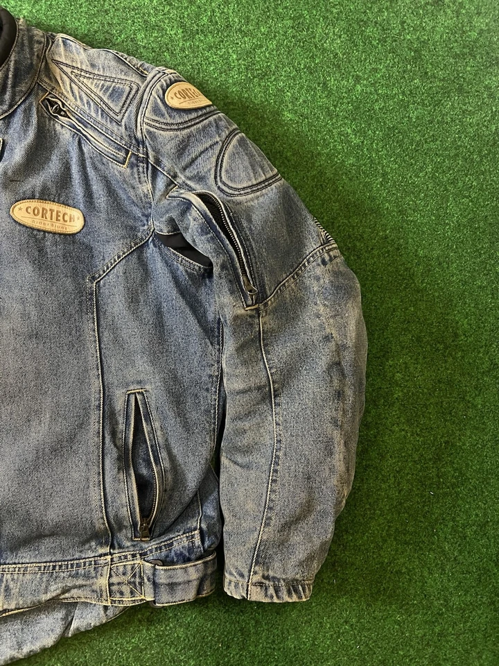 Cortech Rider Blues DSX Motorcycle Armored Jean Denim Jacket Mens Size Large - Image 4 of 4